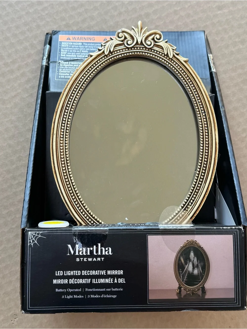 Martha Stewart LED Halloween Ghost Mirror Viral TikTok New